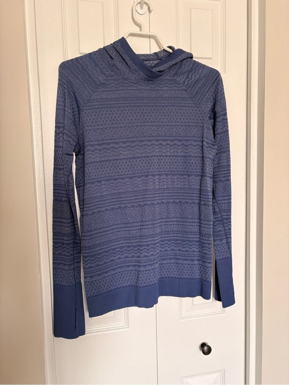 Like New - Lululemon “Rest Less” Hoodie - Sz 10 - Gatsby Blue (periwinkle)